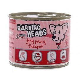 Barking Heads консервы для собак мелких пород с лососем "Суета вокруг миски"